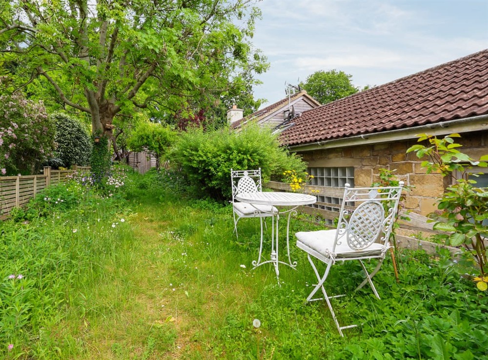 Garden at Crumble Cottage in Bradford-on-Avon, Wiltshire