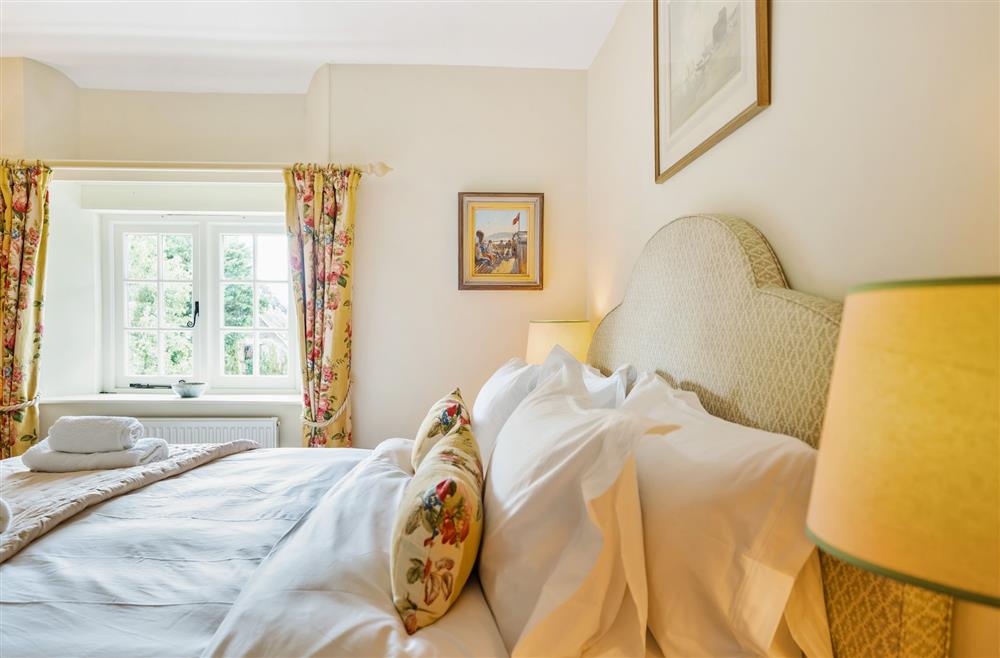 Relax and unwind in the goose down and Egyptian cotton bedding at Crumpet Cottage, Dorchester