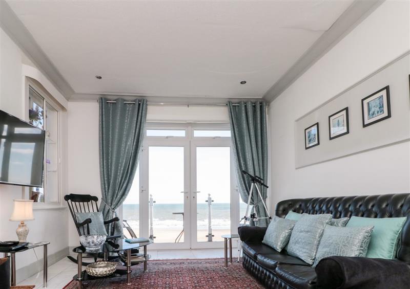 The living room at Crystal Cove, Bridlington