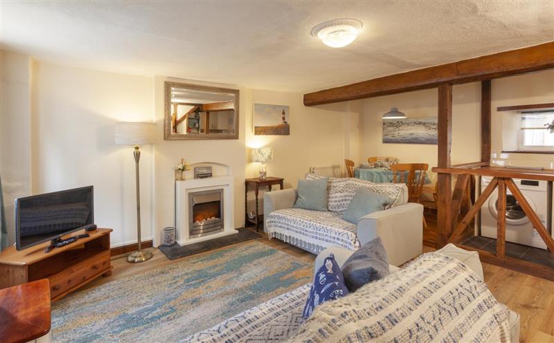 This is the living room at Cuain Cottage, Watchet