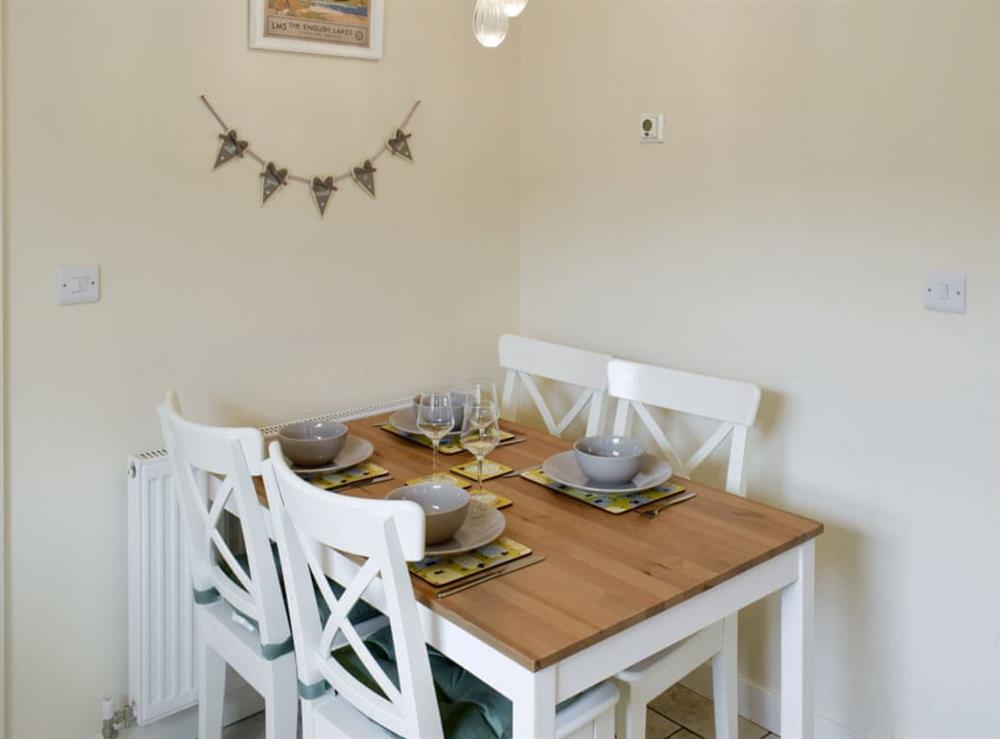 Convenient dining area within kitchen at Cuckoo Hill View in Reeth, near Richmond, North Yorkshire