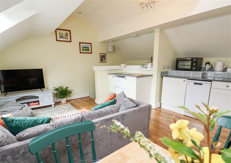 The living room at Cuddfan at Swallow Cottage, Rhydtalog near Coedpoeth
