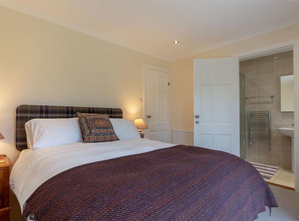 Double bedroom at Cuil Bay Lodge in Duror, Argyll