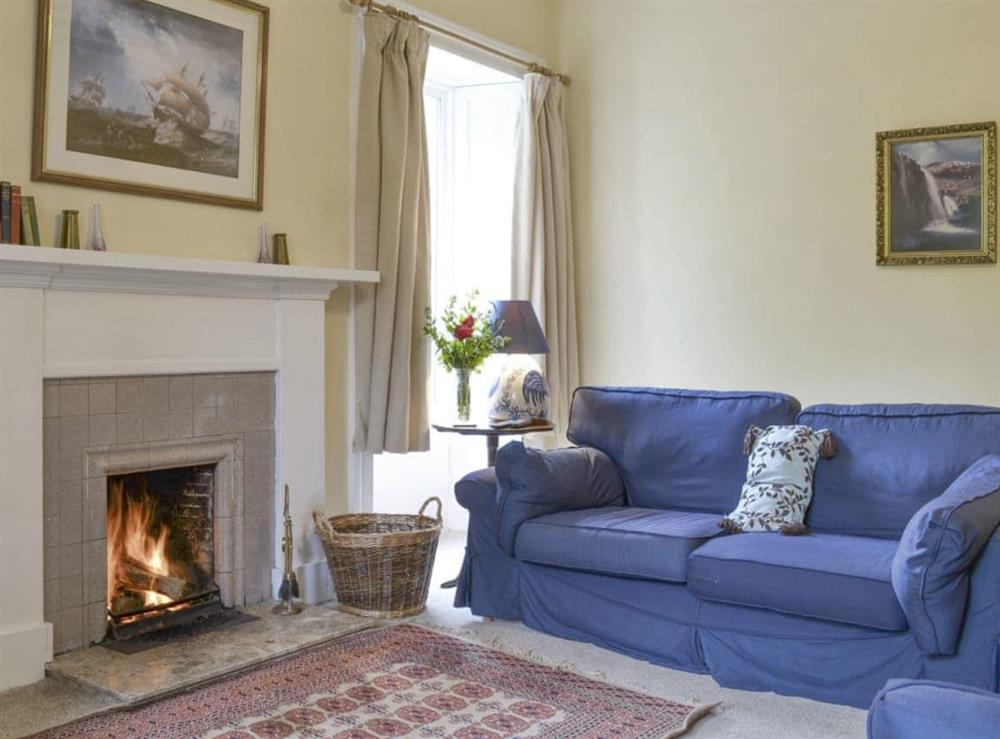Cosy living room at Cuil Lodge in Kilmelford, near Oban, Argyll
