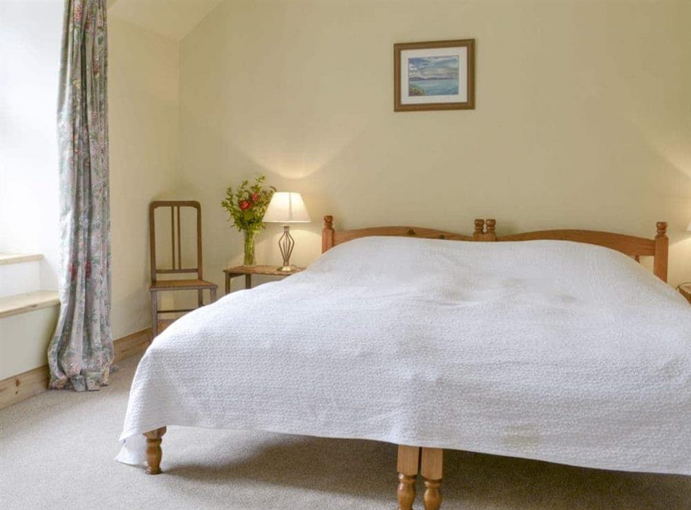 Twin bedroom set as double at Cuil Lodge in Kilmelford, near Oban, Argyll