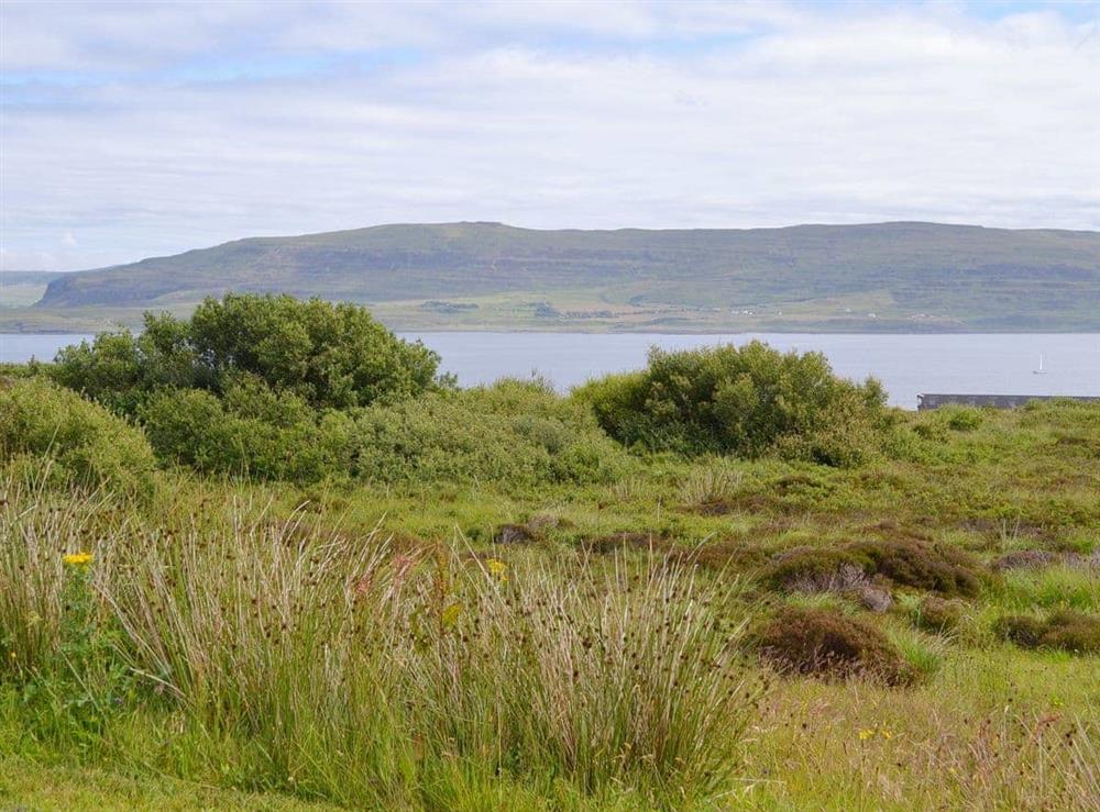 Beautiful scenic views at Cuillin View in Husabost, Isle of Skye., Isle Of Skye