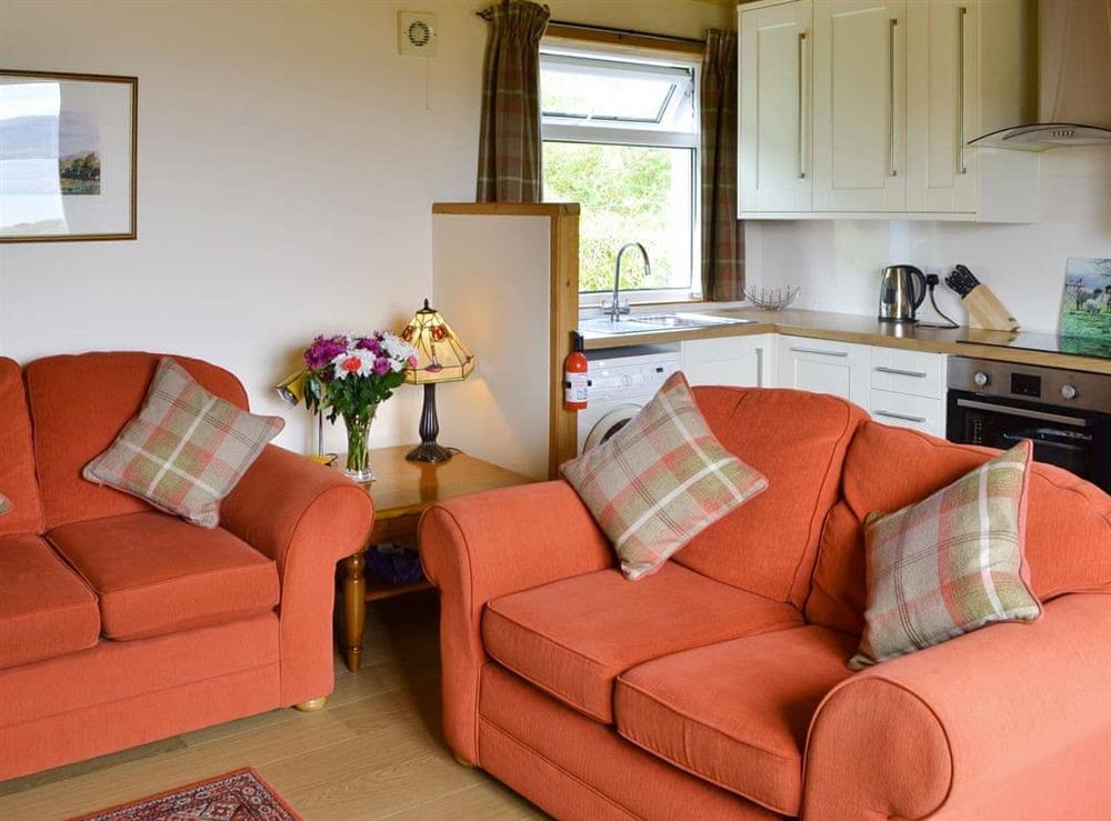 Convenient open-plan living space at Cuillin View in Husabost, Isle of Skye., Isle Of Skye