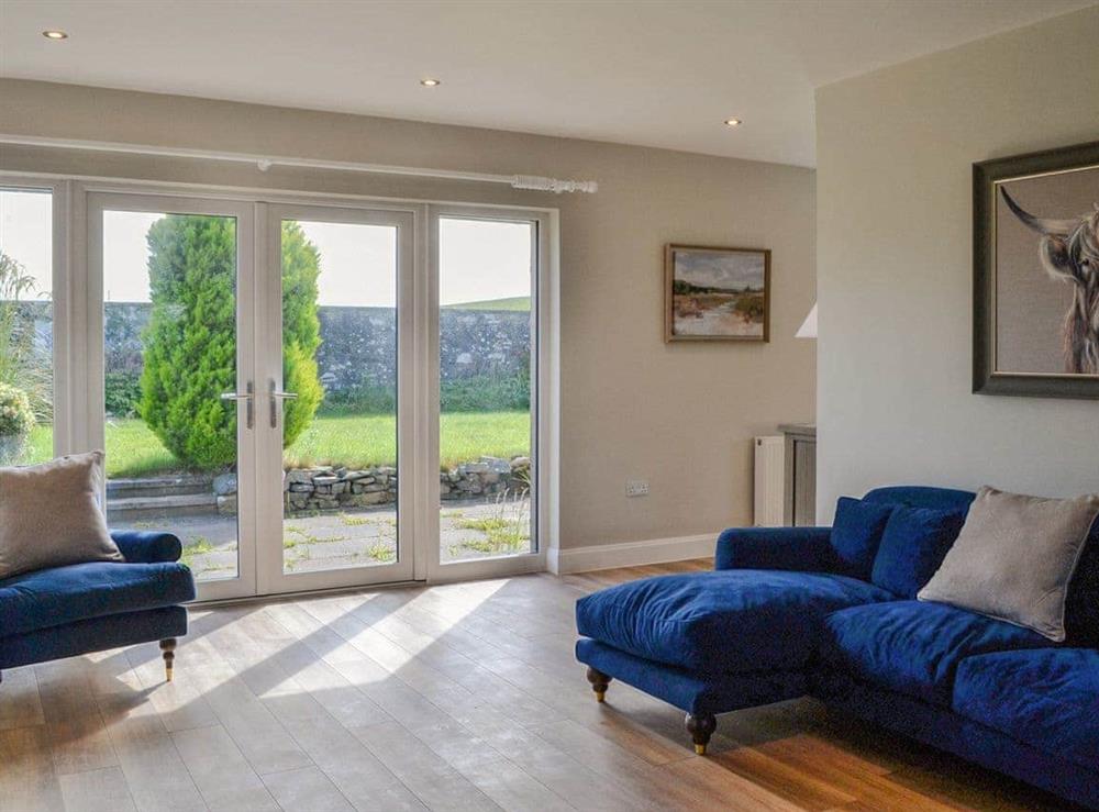Living area at Culbae Bungalow in Newton Stewart, Wigtownshire