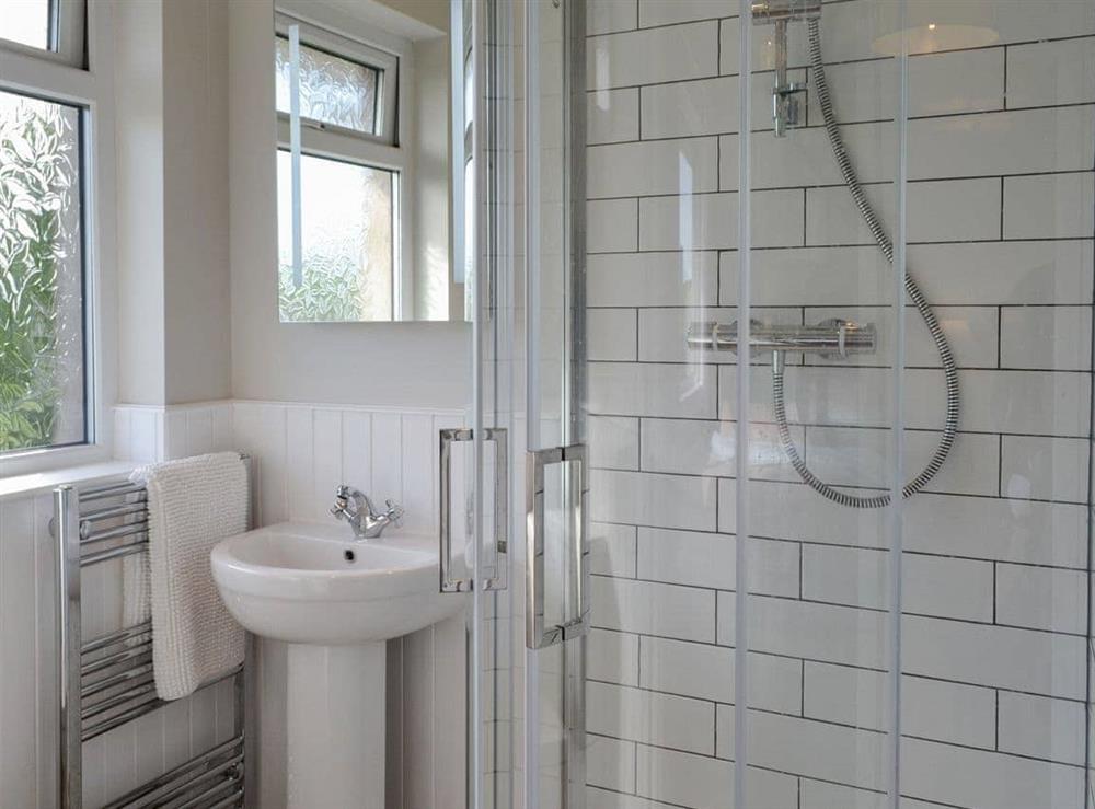 Shower room at Culbae Bungalow in Newton Stewart, Wigtownshire