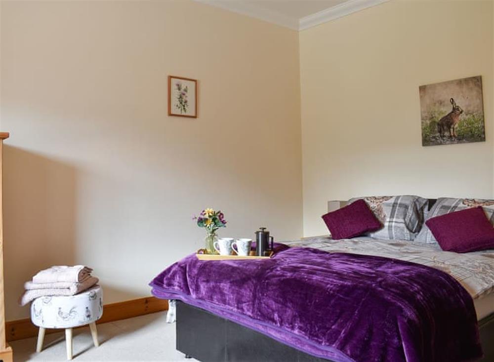 Double bedroom at Culdrain Steading in Gartly, near Huntly, Aberdeenshire