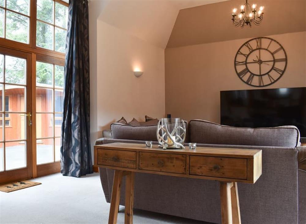 Lounge area at Culdrain Steading in Gartly, near Huntly, Aberdeenshire