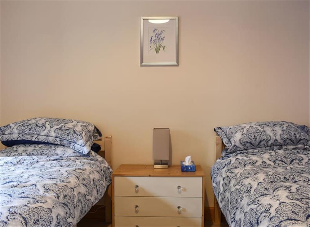 Twin bedroom at Culdrain Steading in Gartly, near Huntly, Aberdeenshire