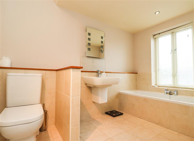 This is the bathroom at Cullernose Cottage, Newton-by-the-Sea near Embleton