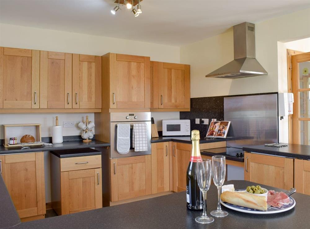 Well equipped kitchen at Willow Cottage, 