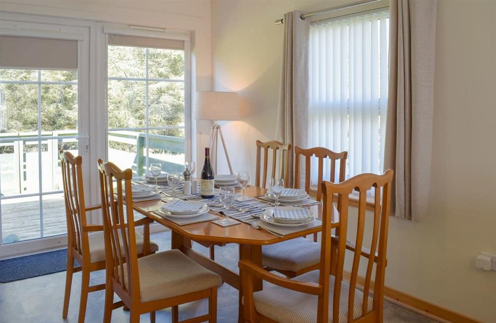 Charming dining area at Pine Cottage, 
