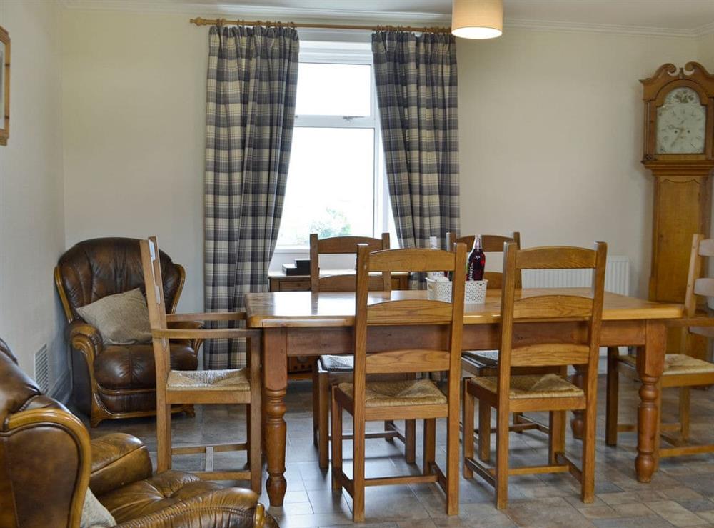 Inviting dining area at Culquhasen in Newton Stewart, near Stranraer, Dumfries and Galloway, Wigtownshire