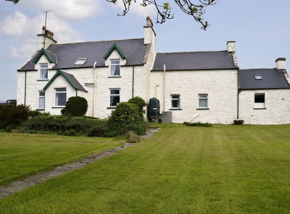 Spacious detached farmhouse on a working farm at Culquhasen in Newton Stewart, near Stranraer, Dumfries and Galloway, Wigtownshire