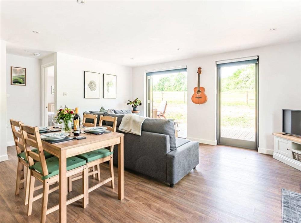 Open plan living space at Culver Croft in Chiddingstone, Kent