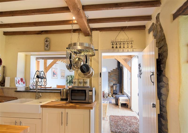 The kitchen at Cumberland Cottage, Lyme Regis