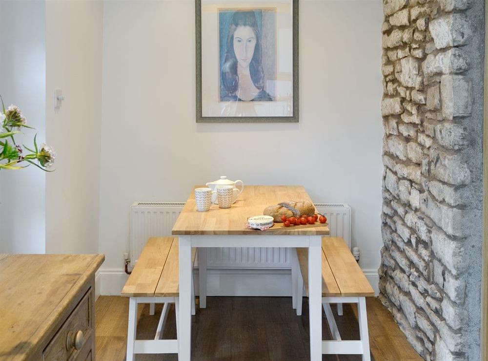 Informal dining area within the kitchen at Cumberland House in Orton, near Appleby, Cumbria