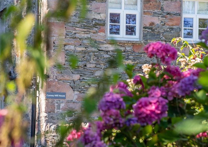 This is the garden at Cunsey Mill House, Cunsey near Hawkshead
