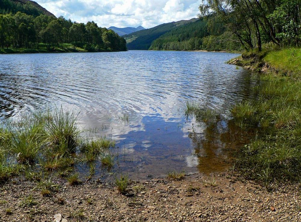 Loch Meig in Sping at Curin Cottage in Strathconon, near Strathpeffer, Ross-Shire