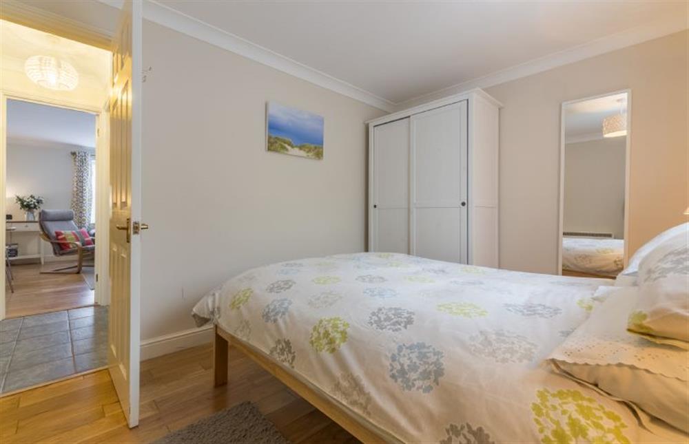 Ground floor: Double bedroom at Curlew Apartment, Wells-next-the-Sea