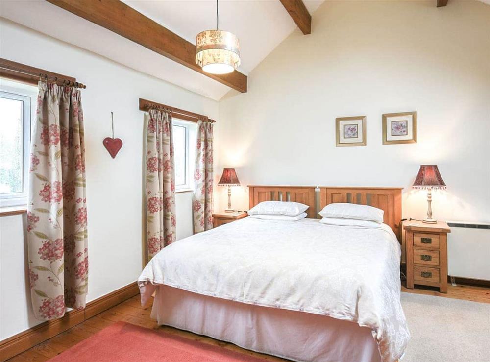 Double bedroom at Curlew Cottage in Bishops Castle, Shropshire