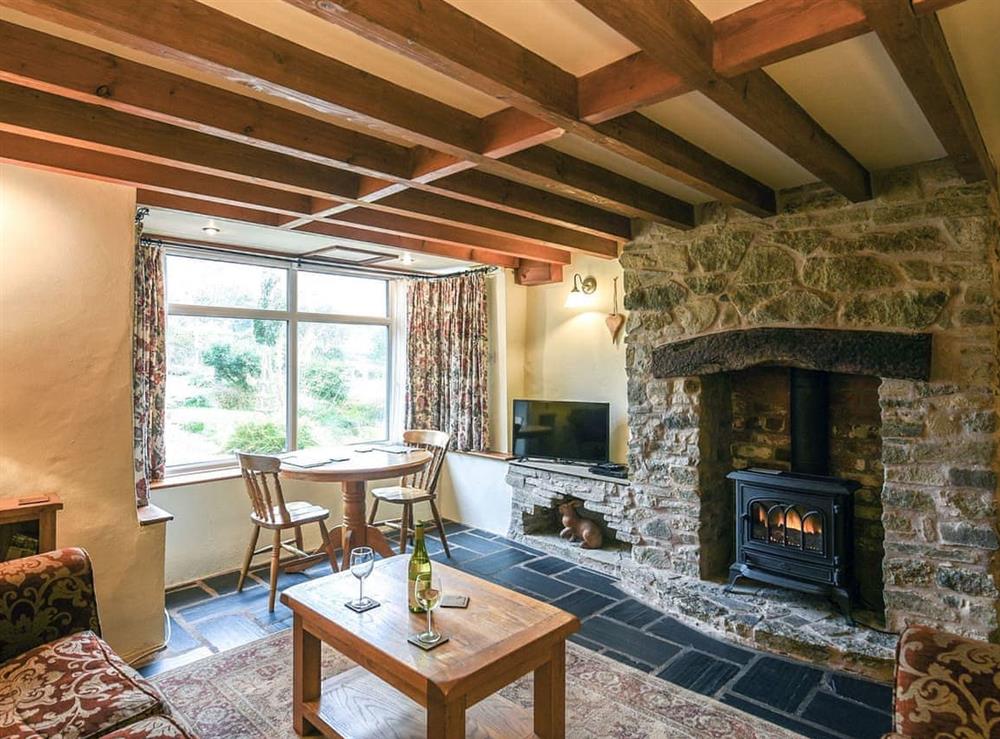 Living room/dining room at Curlew Cottage in Bishops Castle, Shropshire