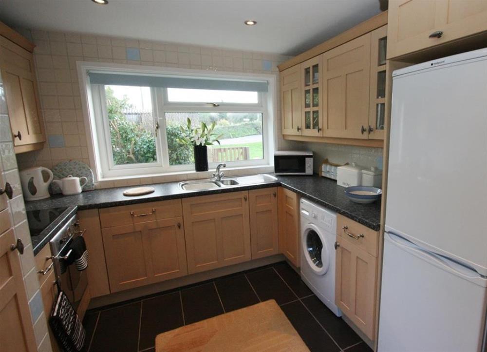 Kitchen at Curlew Cottage in Cubert