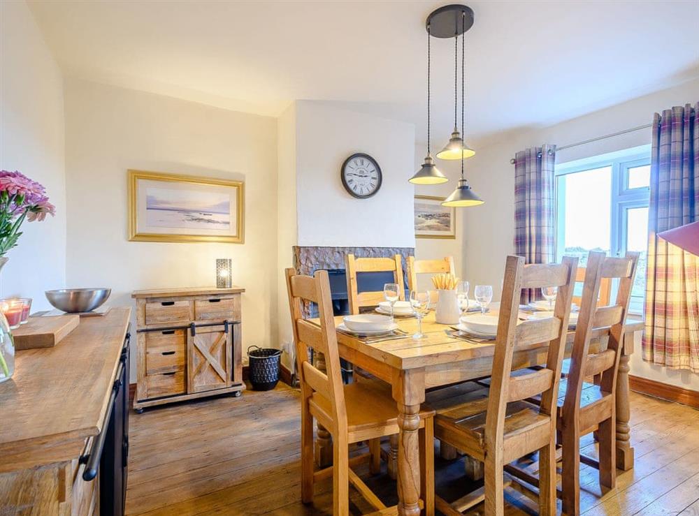 Dining room at Curlew Cottage in Maryport, Cumbria