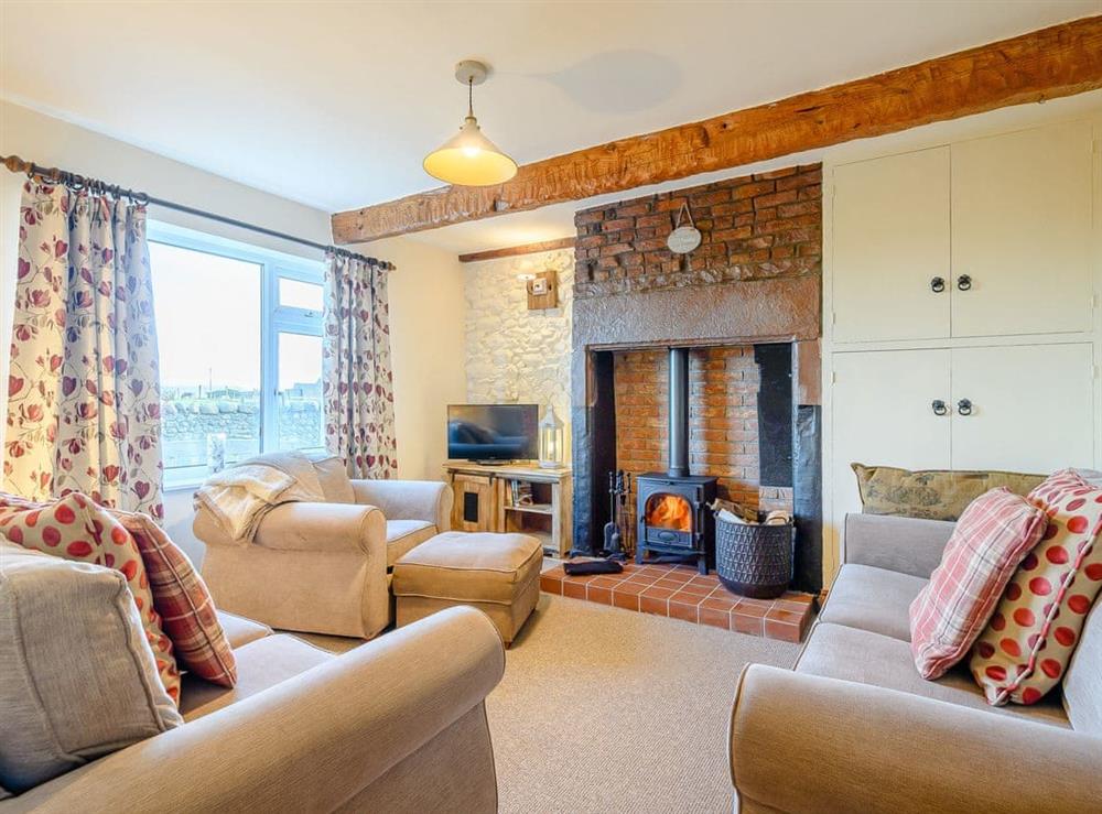 Living room at Curlew Cottage in Maryport, Cumbria