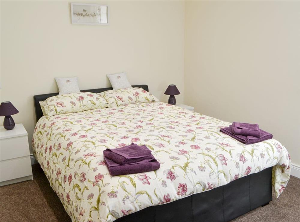 Comfortable double bedroom at Curlew Cottage in Near Bellingham, Northumberland