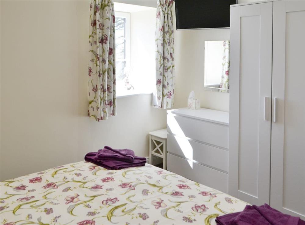 Peaceful double bedroom at Curlew Cottage in Near Bellingham, Northumberland