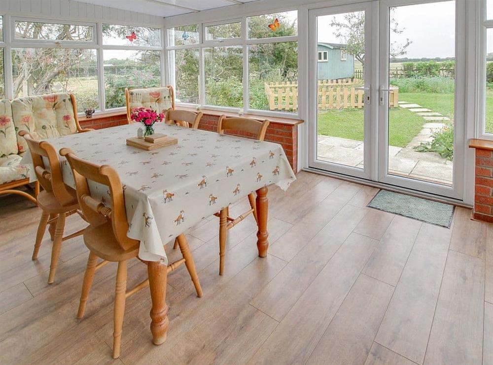 Conservatory at Curlew Cottage in Thorpe St Peter, near Skegness, Lincolnshire