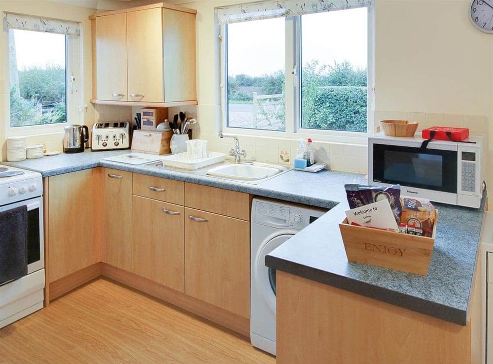 Kitchen at Curlew Cottage in Thorpe St Peter, near Skegness, Lincolnshire