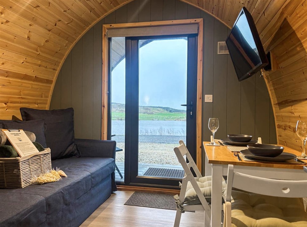 Open plan living space at Curlew in Draughton, North Yorkshire