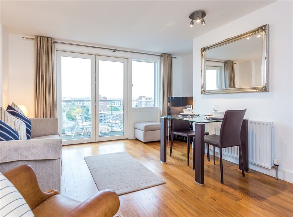 Living area at Curlew in Poole, Dorset