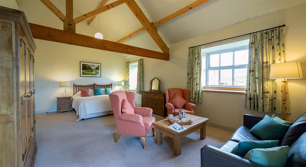 The master bedroom at Curlew in Ripon, North Yorkshire