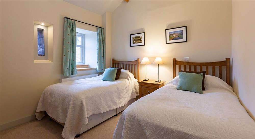 The twin bedroom at Curlew in Ripon, North Yorkshire