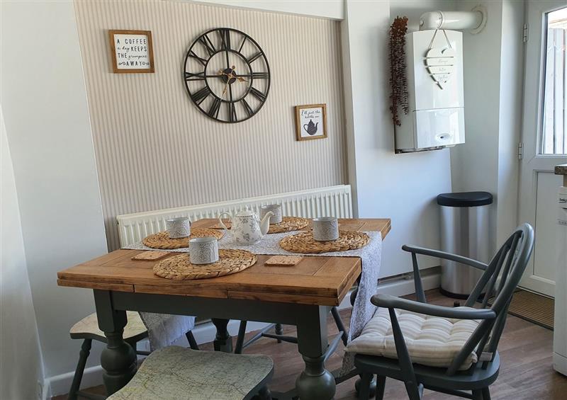This is the dining room at CurLi Cottage, Northam