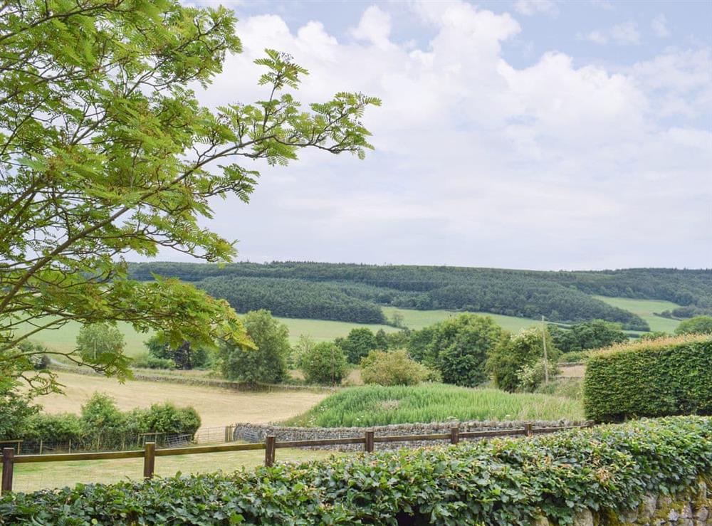 Fabulous rural views at Curly Tail Cottage in Harwood Dale, near Scarborough, North Yorkshire