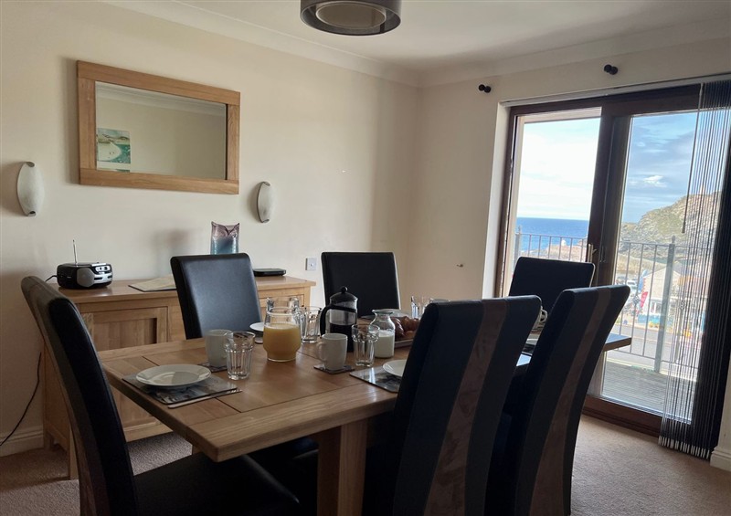 Dining room at Curnows, Portreath