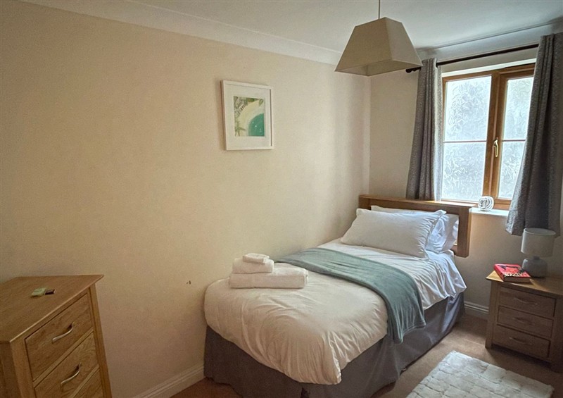 This is a bedroom at Curnows, Portreath