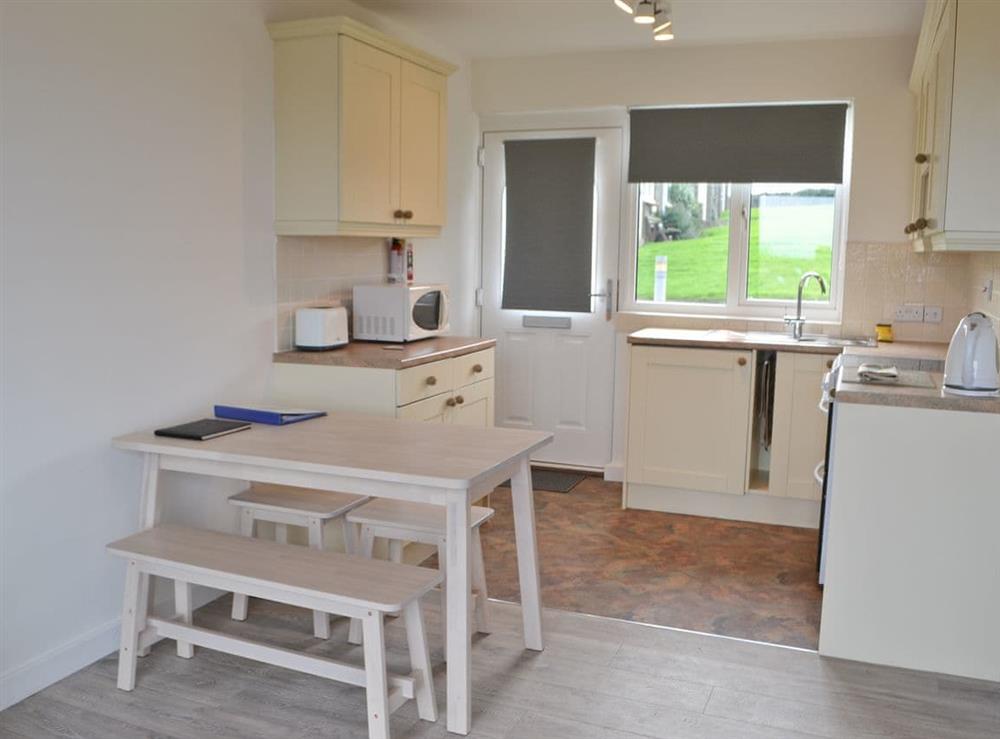 Open plan living/dining room/kitchen at Curtain Cottage in Chathill, Northumberland