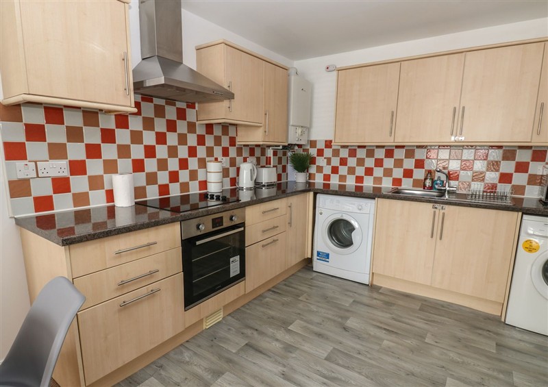 This is the kitchen at Curwen Apartment, Workington