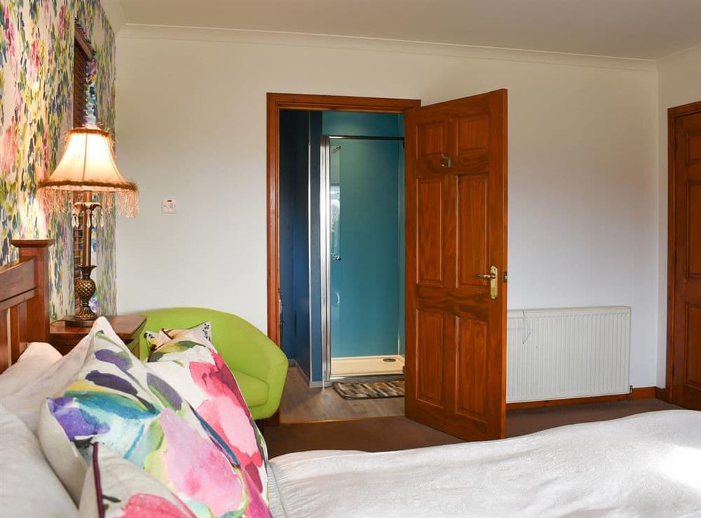 Delightfully decorated double bedroom at Cushendall House in Banavie, near Fort William, Inverness-Shire