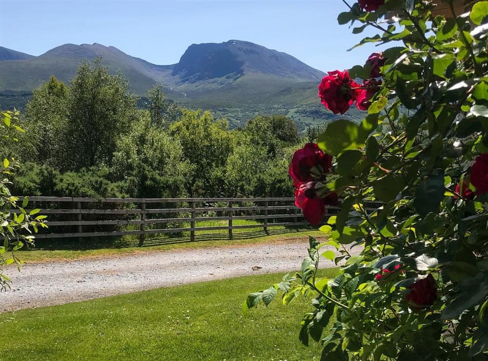 Spectacular views over the Grampian mountains at Cushendall House in Banavie, near Fort William, Inverness-Shire