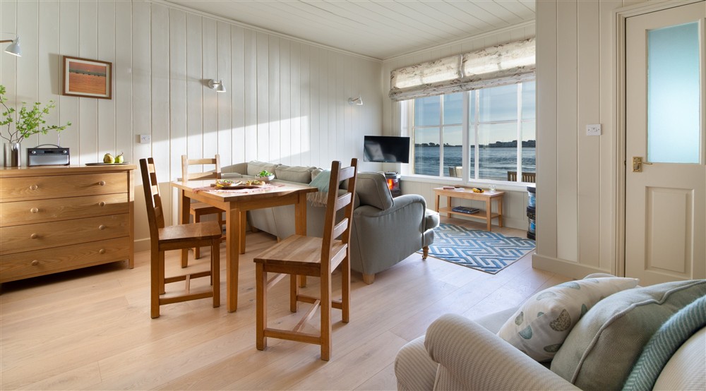 The open plan sitting, dining and bedroom (photo 4) at Custom House in Poole, Dorset