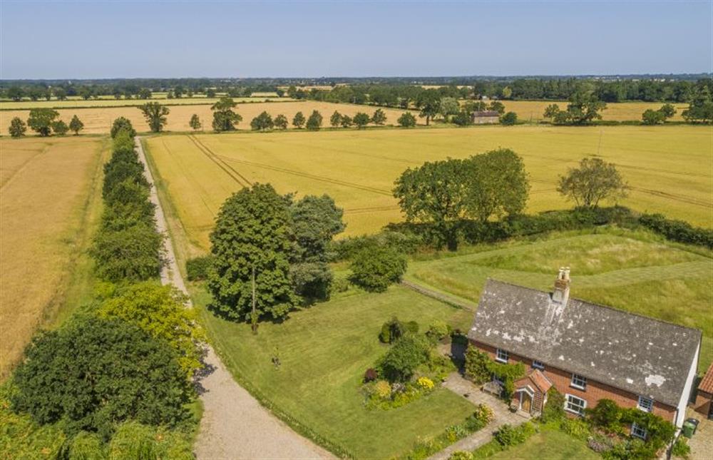 Enjoy picturesque views of arable farmland and lush pasture from every window (photo 2) at Cutbush Farm House, Hingham near Norwich